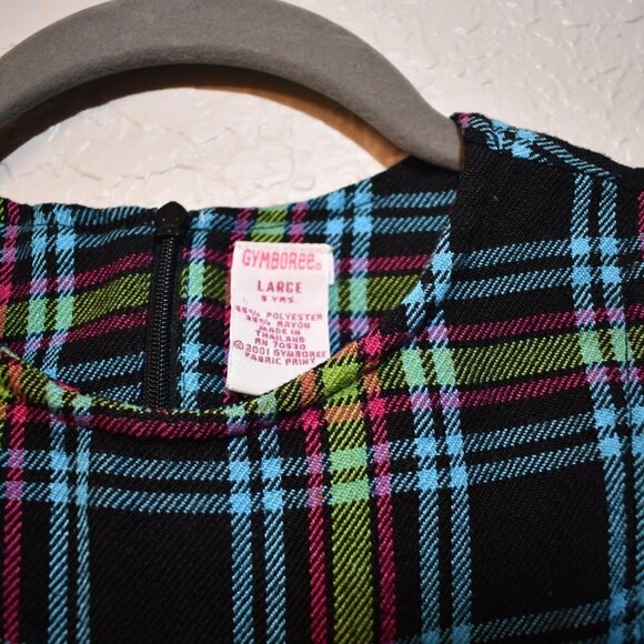 3/$15 Gymboree Plaid Toddler Girls Jumper Size L (5 years) - Picture 3 of 4